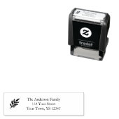 Adres op blad  zelfinktende stempel (In situ)