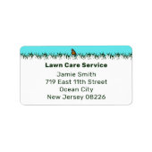 Adres professionele landschapsarchitectuur etiket (Voorkant)