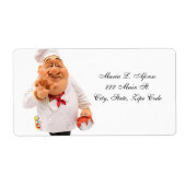 Adres Retourlabels Bakery Ice Cream Chef Etiket (Voorkant)