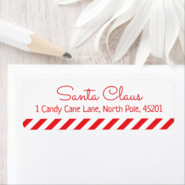 Adres Santa Claus Label