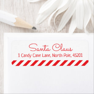 Adres Santa Claus Label