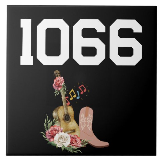 Adres Tegel Land & Westerne bewerkbare nummers Tegeltje (Voorkant)