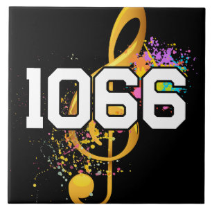 Adres Tegel Musical Family Bewerkbare nummers Tegeltje