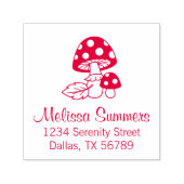 Adres Toadstool Mushrooms Zelfinktende Stempel (Design)