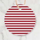 Adres van whimsical Reindeer Family Bedankjes Labels (Achterkant)