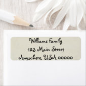 Adres voor contante aangifte etiket (Insitu)