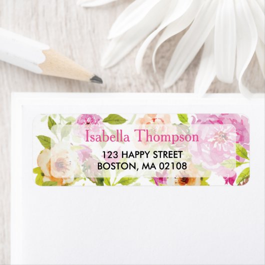 Adres waterverf ventilator etiket (Insitu)