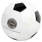 Adres website bedrijf Logo toevoegen Voetbal (Drie kwart)