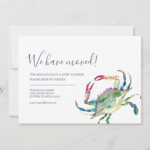 Adres wijzigen Beach Verhuisaankondiging Aankondiging