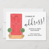 Adres wijzigen Red Door Moving Aankondiging (Voorkant)