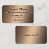 Adres wijzigen visitekaartje (Voorkant / Achterkant)