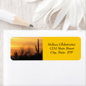 Adresetiketten—Arizona Sunset-3 Etiket (Insitu)