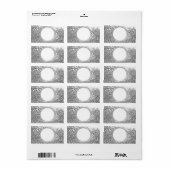 Adresetiketten art & design stijlen etiket (Full Sheet)