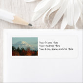 Adresetiketten: Autumn Mt. Rainier Etiket (Insitu)