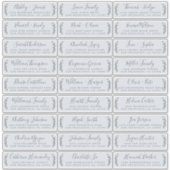 Adresetiketten bruiloft sticker (Voorkant)