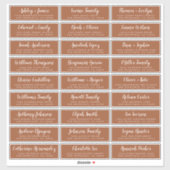 Adresetiketten bruiloft sticker (Vel)