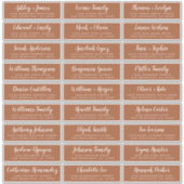 Adresetiketten  bruiloft sticker (Voorkant)