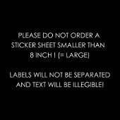 Adresetiketten bruiloft sticker