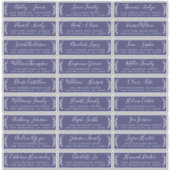 Adresetiketten bruiloft sticker (Voorkant)