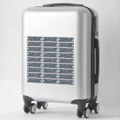 Adresetiketten bruiloft sticker (Koffer)