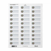 Adresetiketten Etiket (Full Sheet)