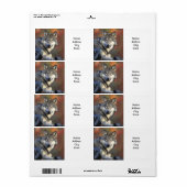 Adresetiketten Etiket (Full Sheet)