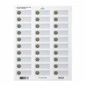 Adresetiketten Etiket (Full Sheet)