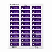 Adresetiketten - Evil Penguin Etiket (Full Sheet)