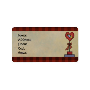 Adresetiketten per land etiket