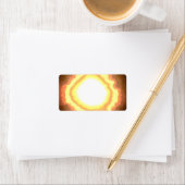 Adresetiketten stickers stijl ontwerp (Insitu)