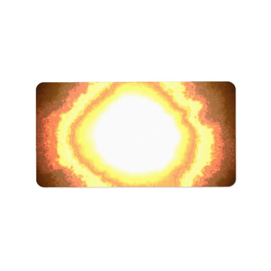 Adresetiketten stickers stijl ontwerp (Voorkant)