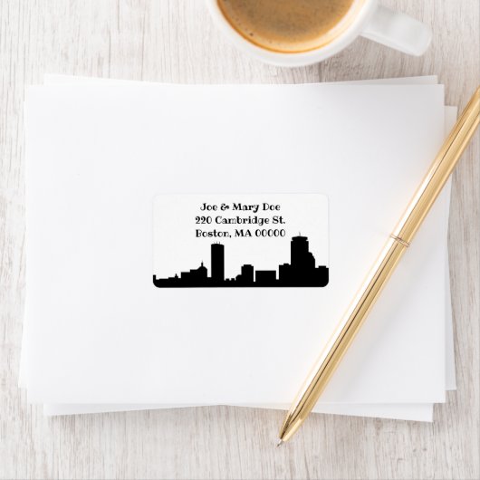 adresetiketten uit Boston Etiket (Insitu)