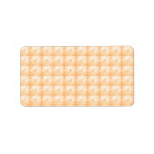 Adresetiketten van afdruk tot rand etiket (Voorkant)