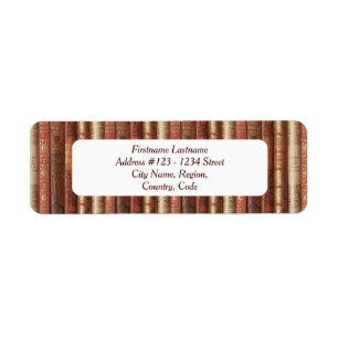 Adresetiketten van de bibliofiel (Sunny Side) Etiket