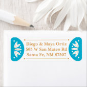 Adresetiketten van de Zuidwestelijke Santa Fe Etiket (Insitu)