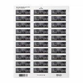 Adresetiketten van RoseWrites op Warm Winter Etiket (Full Sheet)