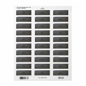 Adresetiketten van spin etiket (Full Sheet)