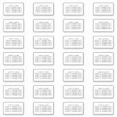 Adresetiketten voor 28 uitnodigingen sticker (Voorkant)