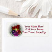 Adresetiketten voor kerstkaarsen etiket (Insitu)