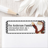 Adresetiketten voor kerstkerstkerstkerstkerstkerst etiket (Insitu)