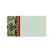 Adresetiketten voor kerstmis - etiket