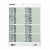 Adresetiketten voor kerstmis - etiket (Full Sheet)