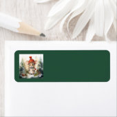 Adresetiketten voor kerstmuis etiket (Insitu)