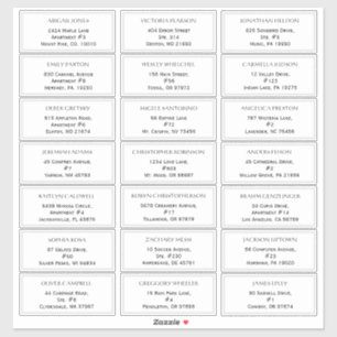 Adresetiketten voor Rustige Ocean Wedding Guest Sticker