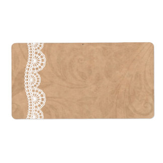  Adresetiketten voor weddenschappen met lage kant Etiket