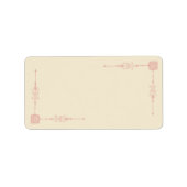 adreslabel etiket (Voorkant)