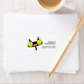 Adreslabel met een grappig katje etiket (Insitu)