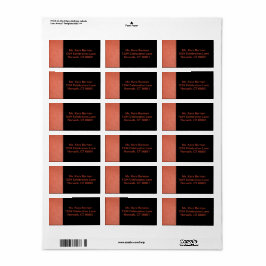 Adreslabel voor Hoops Collectie II Etiket