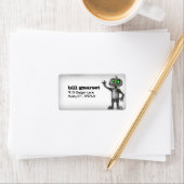 Adreslabel voor robot etiket (Insitu)