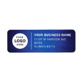 Adreslabel voor zakelijk rendement etiket (Voorkant)